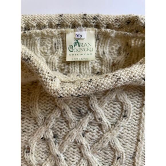 Aran Country‎ Knitwear Ireland Sweater with Sheep Trim Size X-Small - Picture 6 of 6